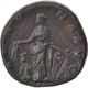 [ 61551] Antoninus Pius,  Sestertius,  Roma,  Ef (40 - 45),  Copper,  Cohen 41,  25.  70 Coins: Ancient photo 1