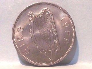 Ireland Coin 1959 Half Crown Coin Brilliant Uncirculated Ch photo