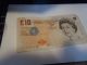 1990 Bank Of England Ten Pound Circulated Note £`10 Dj 77 744710 - Charles Darwin Europe photo 2