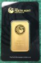 1 Oz Gold Bar - Perth - 99.  99 Fine Gold Ounce In Assay Certificate Bars & Rounds photo 1