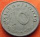 Ww2 German 1943 - A 10 Rp Reichspfennig 3rd Reich Zinc Nazi Coin (rl 1754) Germany photo 1