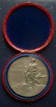 Silver / 1907 French Solid Silver Medal By Theunissen / Box / R Rare Exonumia photo 1