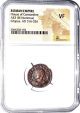 Roman Empire Caeser Crispus Bi Nummus Coin,  Ngc Certified Vf Cir 316 Coins: Ancient photo 5