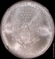 2009 Ase Ngc Ms69 American Silver Eagle Coins photo 2
