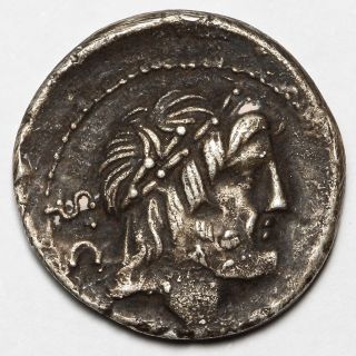 83 To 82 Bc Q Antonius Balbus Roman Silver Denarius Coin photo