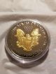 2017 Black Ruthenium American Eagle 1 Ounce Fine Silver Dollar Coin Silver photo 1