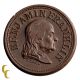 Civil War Token B.  Franklin A Penny Saved (au) About Uncirculated Exonumia photo 1