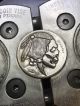 Hobo Nickel Coin Art Detailed Skull 108 Exonumia photo 1
