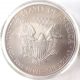 2015 American Silver Eagle.  999 1 Oz $1 Silver Bullion Bu Coin H40 Holder Silver photo 1
