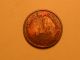 1973 Rainbow Toned Copper 1 Fils (ah1373) Palm Tree Uae Coin Middle East photo 1