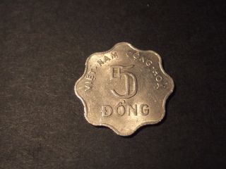 1966 Vietnam 5 Dong Coin photo