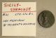 274 - 216 Bc Sicily,  Syracuse Poseidon / Trident & Dolphins Ancient Greek Ae21 Vf Coins: Ancient photo 2