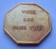 Paris Year Wish Token / Medal / Let The World Say What It Will Exonumia photo 1