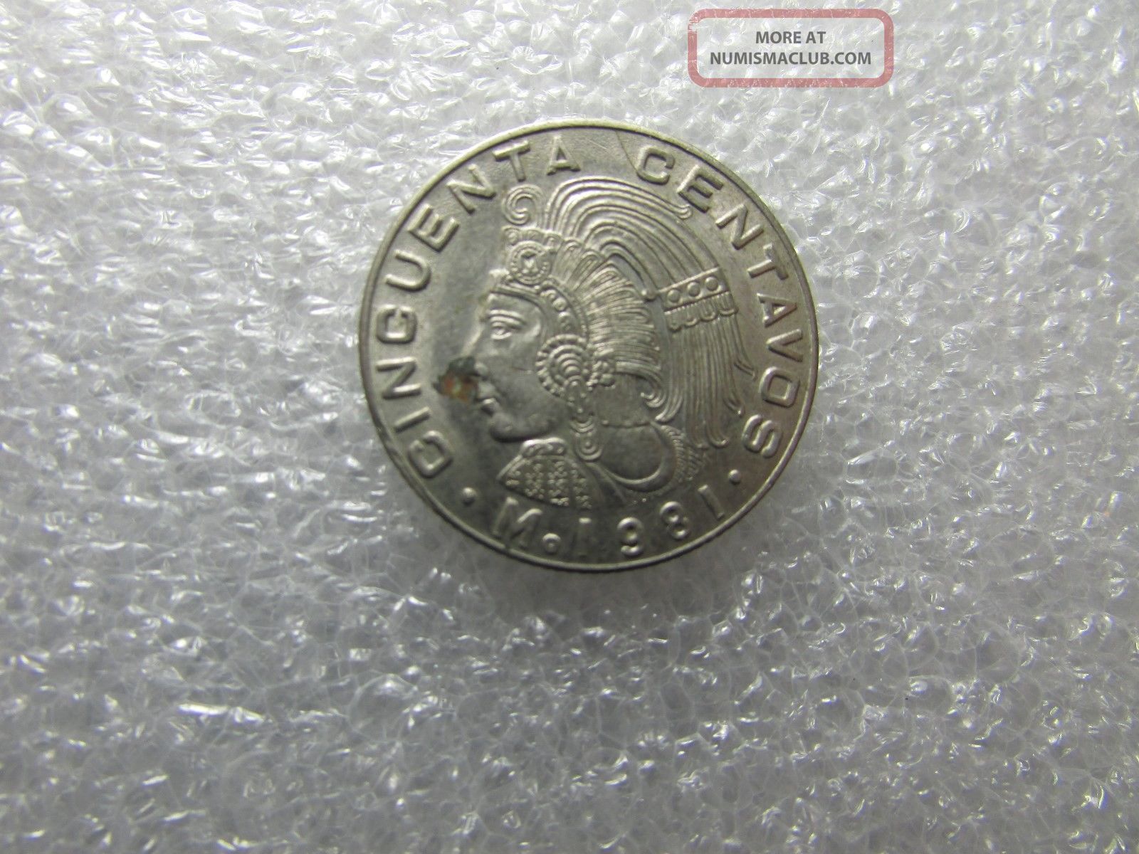 Mexico 1981 Coin,  50 Centavos Mexico (1905-Now) photo