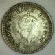 1943 Silver British India George Vi Half Rupee Coin Vf 1/2 Rupee Very Fine British photo 1