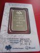 1 Troy Ounce Platinum Bar W/ Assay (pamp) - 999.  5 Fine Platinum photo 1