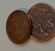Muscat & Oman 3 Baisa·ah 1380.  Km 32.  Three Cents Coin.  Bronze 3 Cents Coin. Middle East photo 3