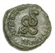Roman Provincial Bronze Coin Caracalla Coiled Serpent Nikopolis Ae16 Coins: Ancient photo 3