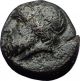 Temnos In Aeolis 350bc Dionysus Grapes Rare Authentic Ancient Greek Coin I60922 Coins: Ancient photo 1