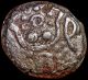 Ancient - Chauhans Of Sakambhari,  Ajaya Deva (1110 - 1120 Ad),  Silver Drachm Gs72 India photo 1