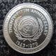 25th Anniversary Of United Nations,  Sterling Silver Medal 32mm Exonumia photo 1