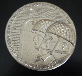1967 Israeli Medal Moshe Dayan & Rabin At Lions Gate 