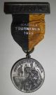 1929 Pittsburgh Press Marble Tournament ' Official ' Medal Complete & Real $0s&h Exonumia photo 1