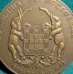 Elephants & Quinas / Portuguese Decoration - Mozambique 69mm 1971 Bronze Medal Exonumia photo 1