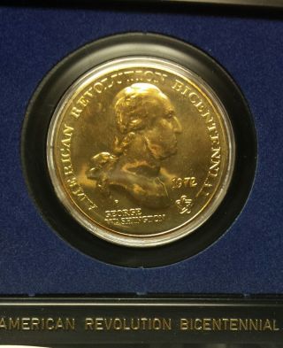 1972 George Washington Bronze Bicentennial Commemorative Medal photo