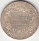 1900 British India Queen Victoria One Rupee Silver Coin Tt6. India photo 1