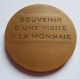 Visit To Hotel Des Monnaies / Paris Souvenir Token / Medal Exonumia photo 1