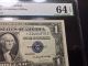 1935 - H Epq Star Silver Certificate 1618 Pmg 64 Small Size Notes photo 1