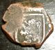☆rare Pirate 8 Maravedis Cob Coin Of King Philip With Error Offcenter Strike Europe photo 1