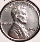 1943 S Lincoln Wheat Cent.  Bright Luster Bu.  Gem 50,  Off 7/16 7r Small Cents photo 2