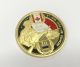 Canada Infantry Division Ww2 Ww Ii D - Day Stamp Shoei Juno Beach Gold Plated Coin Coins: Canada photo 1