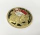 Canada Infantry Division Ww2 Ww Ii D - Day Stamp Shoei Juno Beach Gold Plated Coin Coins: Canada photo 3