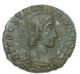 Roman Bronze Coin Follis Constantius Gallus Fallen Horseman Aquilea Ae16 Coins: Ancient photo 1