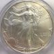 2005 Pcgs Ms 69 First Strike Silver American Eagle One Dollar $1 Coin Silver photo 2