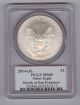 2014 (s) American Silver Eagle Pcgs Ms69 - Signed Edmond C.  Moy Silver photo 1