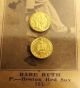 Brilliant Uncirculated 1865 Mexican 24k Gold Coin One Maximillian Peso Mexico photo 1