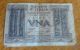 Italy / Italia 1939 1 Lira / Ww2 Circulated Banknote Europe photo 1