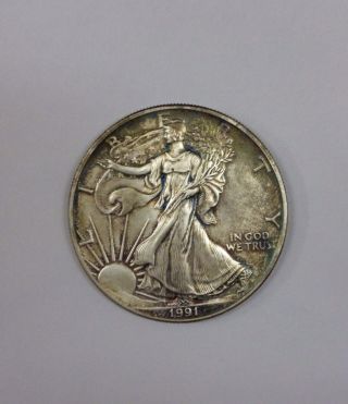 1991 American Eagle 1oz Silver Dollar Uncirculated photo
