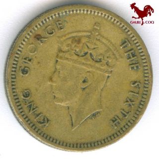 Hong Kong - United Kingdom China 1949 British Colony 5 Cents Coin Money photo
