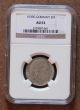 Ngc Au - 53 1939 - G Nazi Germany Two Reichsmark Silver Coin Wwii Third Reich Germany photo 2