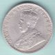 British India - 1912 - King George V Emperor - One Rupee - Rare Silver Coin India photo 1