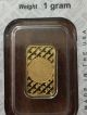 Smi Sunshine Minting 1 G Gold Bar.  9999 Gold photo 2