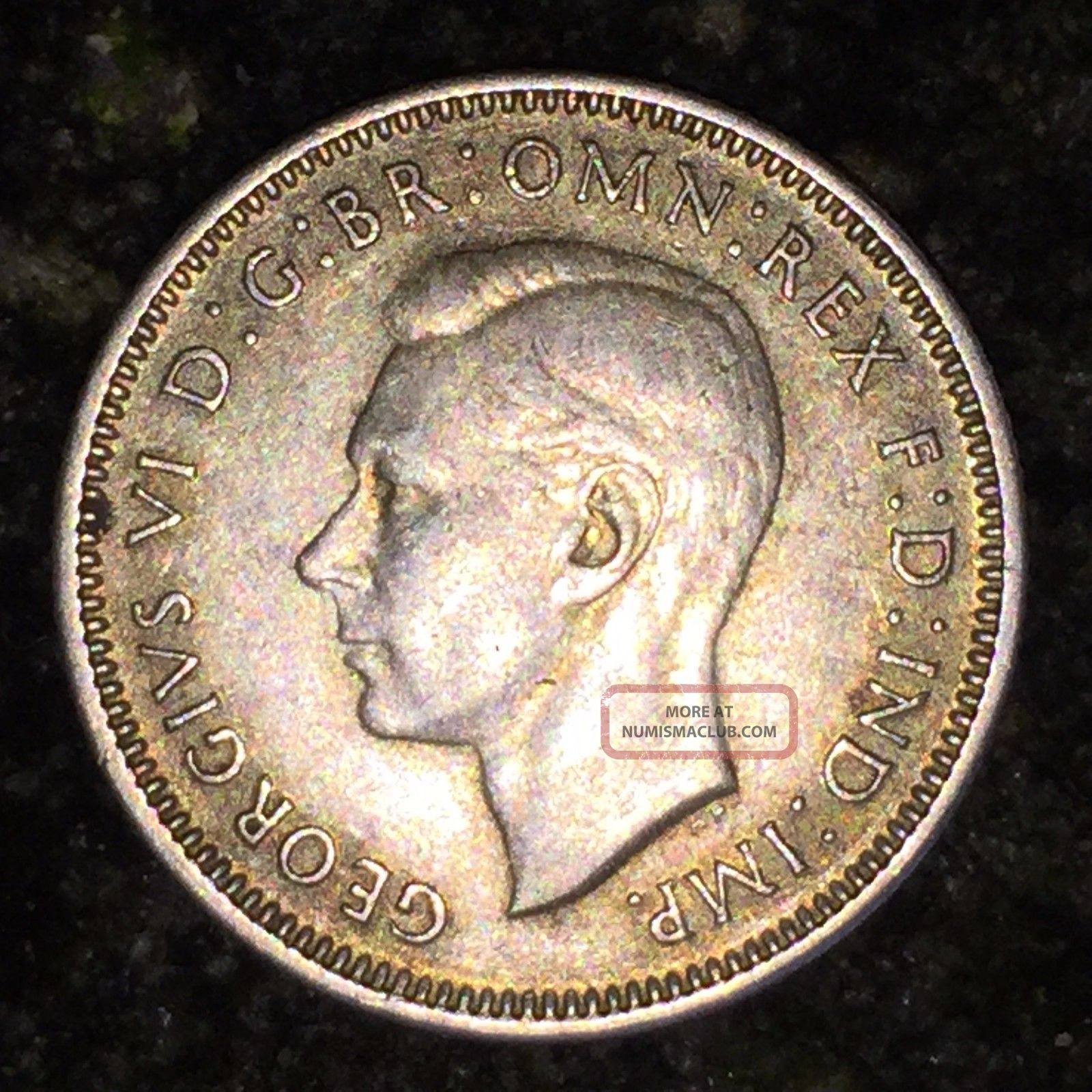 Australia 1 Shilling Bob 1943 S,  San Francisco - Vf,  Silver Pre-Decimal photo