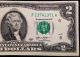 $2 Two Dollar Bills,  Similar Cool Serial Numbers,  Us Currency,  Frb F Small Size Notes photo 4