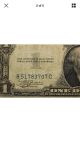1935 A North Africa Note $1 Yellow Seal One Dollar Bill United States Rare Small Size Notes photo 3