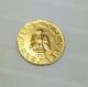 Brilliant Un Circulated,  1865 Mexican ' Gold ' Coin One Maximillian Peso Mexico photo 1